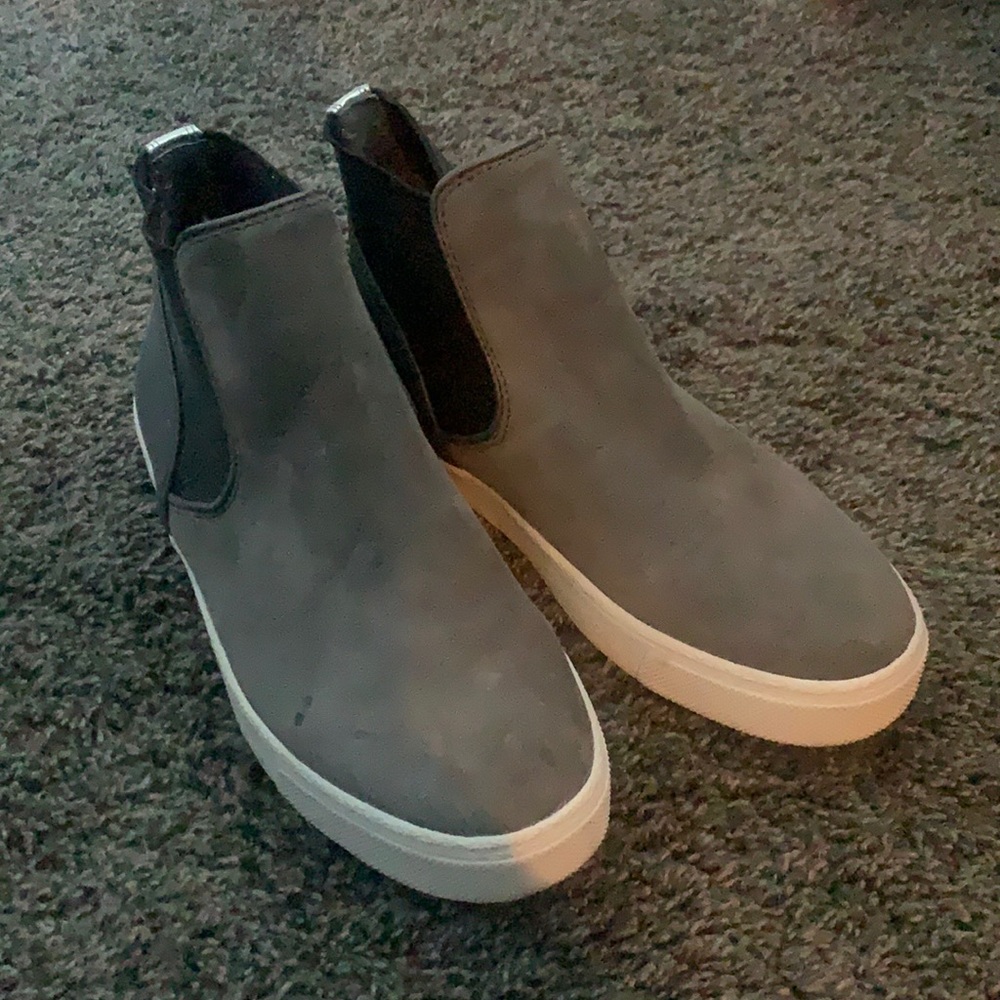 Sam Edelman high top suede sneakers!